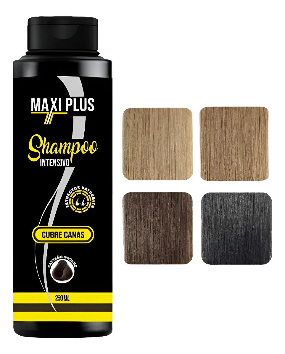 Shampoo cubrecanas natural - MaxiPlus + Obsequio increible