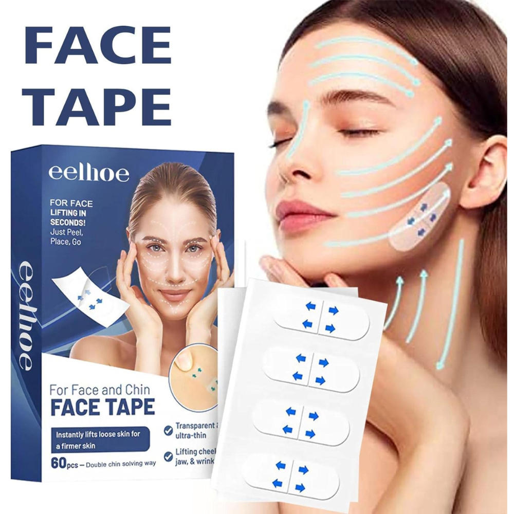 Cintas Faciales Lifting FACE TAPE - 60 UNIDADES "OFERTA"