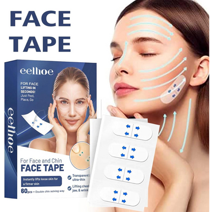 Cintas Faciales Lifting FACE TAPE - 60 UNIDADES "OFERTA"