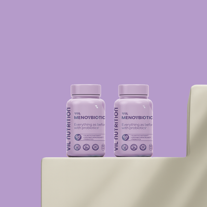VIL MENOYBIOTIC - Reactiva tu equilibrio natural y vive la menopausia sin sofocos ni altibajos.
