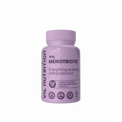 VIL MENOYBIOTIC - Reactiva tu equilibrio natural y vive la menopausia sin sofocos ni altibajos.