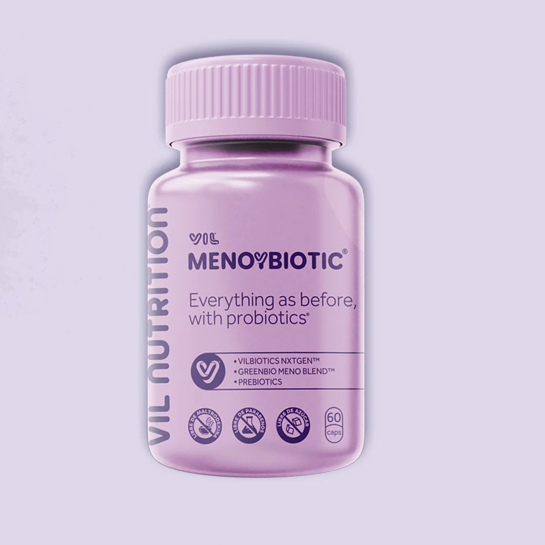 VIL MENOYBIOTIC - Reactiva tu equilibrio natural y vive la menopausia sin sofocos ni altibajos.