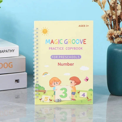 Set de 4 Llibros de Caligrafia para niños