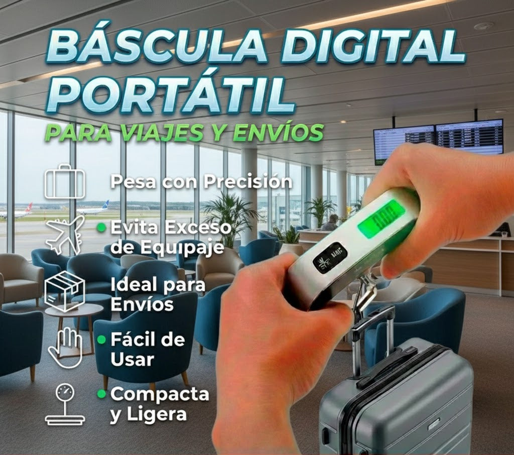 Báscula Digital 50 kg – Controla el peso de tus cosas